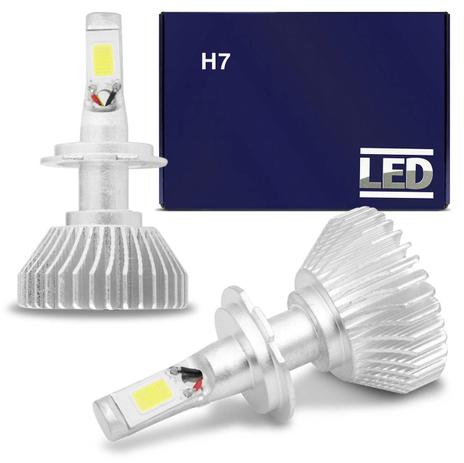 Kit Lâmpada Super LED Headlight H7 6000K 12V 24V 6400LM Efeito Xênon Carro Moto Caminhão - Prime é boa?