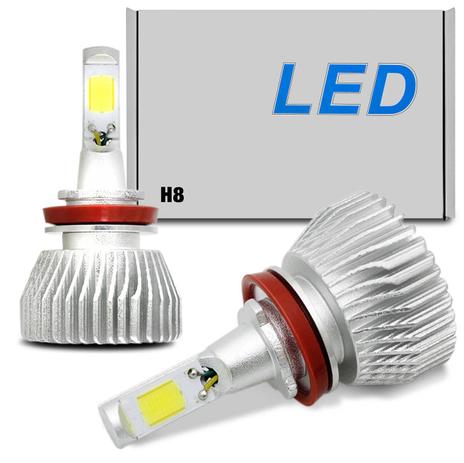 Kit Lâmpada Super LED Headlight H8 6000K 12V 24V 35W 6400LM Efeito Xênon Carro Moto Caminhão - Shocklight Menor preço em Kit Lâmpada Super LED Headlight H8 6000K 12V 24V 35W 6400LM Efeito Xênon Carro Moto Caminhão - Shocklight