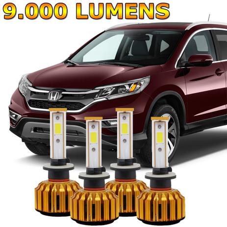Kit Lampada Super Led Honda Crv 2012/2015 Baixo e Alto 6000k - Dmax Menor preço em Kit Lampada Super Led Honda Crv 2012/2015 Baixo e Alto 6000k - Dmax