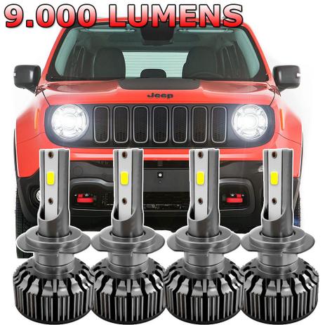 Kit Lampada Super Led Jeep Renegade 2015/2019 Completo 6000k - Dmx Menor preço em Kit Lampada Super Led Jeep Renegade 2015/2019 Completo 6000k - Dmx