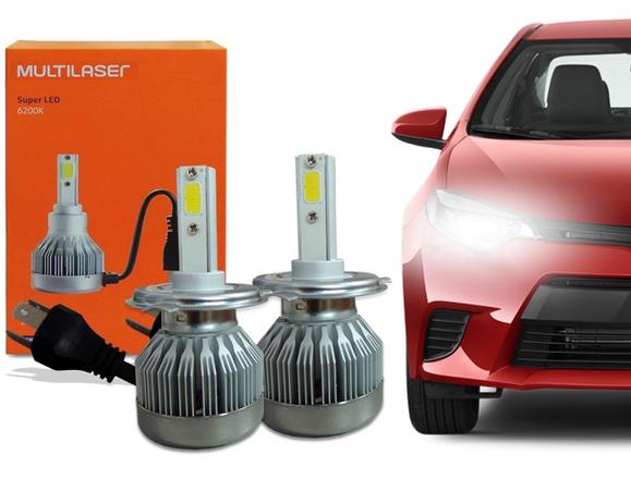 Kit Lâmpada Super Led Multilaser H4 6200k 12V é boa?