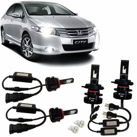 Kit Lampada Super Led Plus Honda City 10 A 14 Farol E Milha - Cinoy Menor preço em Kit Lampada Super Led Plus Honda City 10 A 14 Farol E Milha - Cinoy