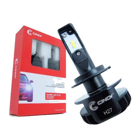 Kit Lâmpada Super Led Plus Led H27 16W 4400 Lumem 6500K Plus - Cinoy Menor preço em Kit Lâmpada Super Led Plus Led H27 16W 4400 Lumem 6500K Plus - Cinoy