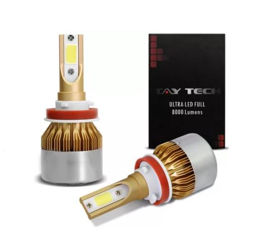 Kit Lâmpada Tay Tech Ultra Led H11 8000 Lúmens Menor preço em Kit Lâmpada Tay Tech Ultra Led H11 8000 Lúmens