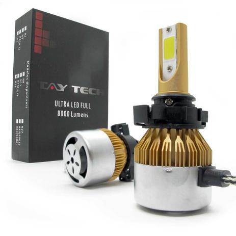 Kit Lâmpada Ultra Led Full Tay Tech H16 8000 Lúmens Menor preço em Kit Lâmpada Ultra Led Full Tay Tech H16 8000 Lúmens
