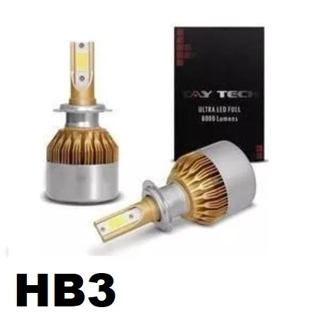 Kit Lâmpada Ultra Led Full Tay Tech HB3 8000 Lúmens Menor preço em Kit Lâmpada Ultra Led Full Tay Tech HB3 8000 Lúmens