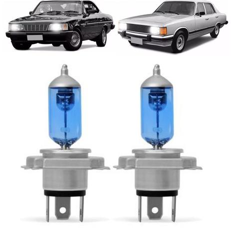 Kit Lampadas 100w Opala Diplomata Caravan Super Brancas Luz Mais Forte Potente Farol H4 100/90w 8500k - Techone Menor preço em Kit Lampadas 100w Opala Diplomata Caravan Super Brancas Luz Mais Forte Potente Farol H4 100/90w 8500k - Techone