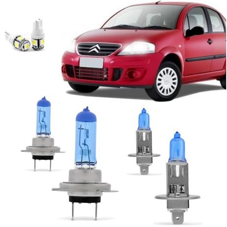 Kit Lampadas C3 2003 2004 2005 2006 2007 2008 2009 2010 2011 2012 Super Brancas Farol H7 H1 - Techone 8500k 55w Inmetro Menor preço em Kit Lampadas C3 2003 2004 2005 2006 2007 2008 2009 2010 2011 2012 Super Brancas Farol H7 H1 - Techone 8500k 55w Inmetro