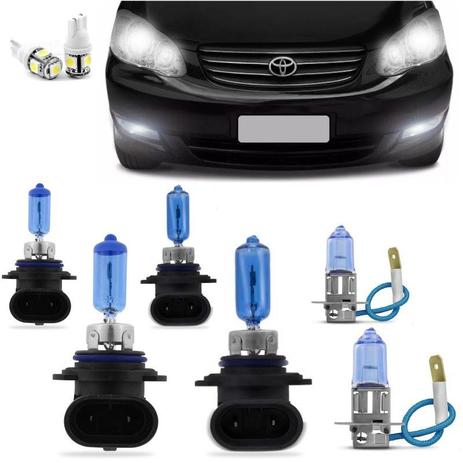 Kit Lampadas Corolla 2003 2004 2005 2006 2007 Farol HB4 9006 HB3 9005 Milha H3 - Techone 8500k 12v 55w Inmetro Menor preço em Kit Lampadas Corolla 2003 2004 2005 2006 2007 Farol HB4 9006 HB3 9005 Milha H3 - Techone 8500k 12v 55w Inmetro