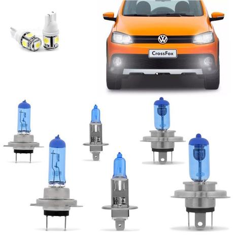 Kit Lampadas Crossfox 2010 2011 2012 2013 2014 Super Brancas - Techone Menor preço em Kit Lampadas Crossfox 2010 2011 2012 2013 2014 Super Brancas - Techone