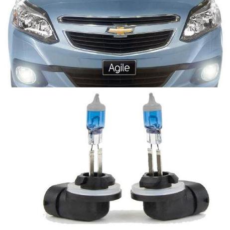 Kit Lampadas Farol de Milha Agile 2014 2015 2016 Super Brancas H27 - Techone Menor preço em Kit Lampadas Farol de Milha Agile 2014 2015 2016 Super Brancas H27 - Techone
