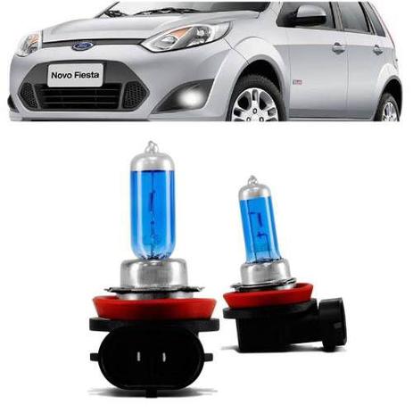 Kit Lampadas Farol Milha Fiesta 2011 2012 2013 2014 2015 2016 H11 Super Branca - Techone é boa?