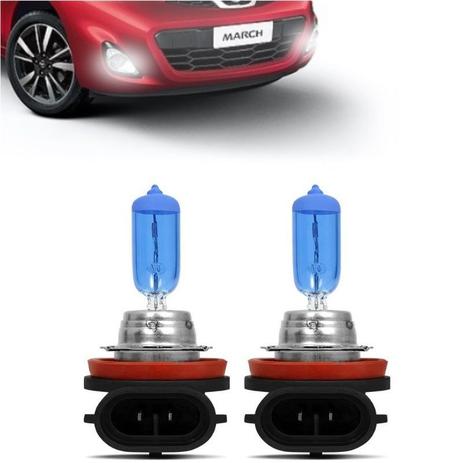 Kit Lampadas Farol Milha March 2014 2015 2016 2017 2018 Super Brancas H11 - Techone Menor preço em Kit Lampadas Farol Milha March 2014 2015 2016 2017 2018 Super Brancas H11 - Techone