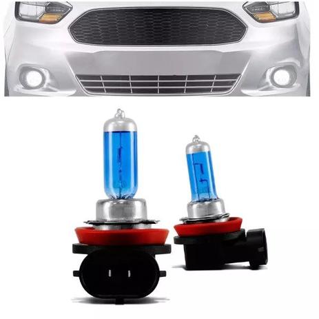 Kit Lampadas Farol Milha Novo Ka 2015 2016 2017 2018 Super Branca H11 - Techone Menor preço em Kit Lampadas Farol Milha Novo Ka 2015 2016 2017 2018 Super Branca H11 - Techone