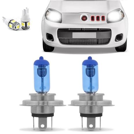 Kit Lampadas Farol Novo Uno 2010 2011 2012 2013 2014 2015 Super Branca - Techone Menor preço em Kit Lampadas Farol Novo Uno 2010 2011 2012 2013 2014 2015 Super Branca - Techone