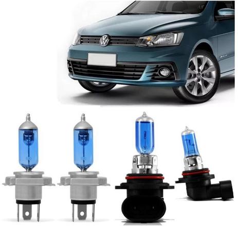Kit Lampadas Gol Voyage G7 2016 2017 2018 Super Brancas Farol Simples H4 Milha HB4 9006 - Techone 8500k 12v 55w Inmetro Menor preço em Kit Lampadas Gol Voyage G7 2016 2017 2018 Super Brancas Farol Simples H4 Milha HB4 9006 - Techone 8500k 12v 55w Inmetro