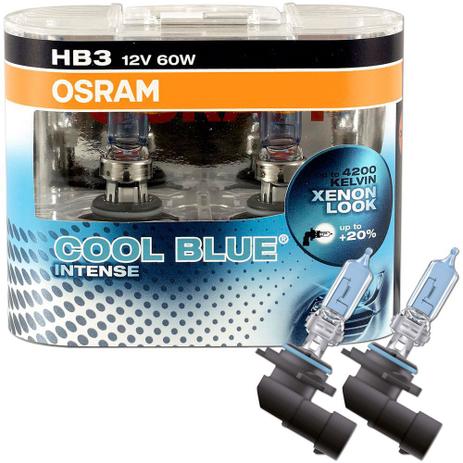 Kit Lâmpadas Halógenas Osram Cool Blue Intense HB3 4200K Menor preço em Kit Lâmpadas Halógenas Osram Cool Blue Intense HB3 4200K