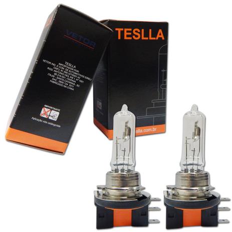 Kit Lâmpadas Halógenas Teslla H15 Luz Original 12V 55/15W Menor preço em Kit Lâmpadas Halógenas Teslla H15 Luz Original 12V 55/15W