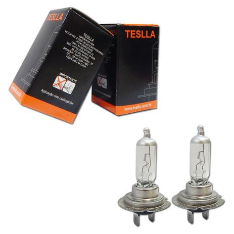 Kit Lâmpadas Halógenas Teslla H7 Luz Original 12V 55W Menor preço em Kit Lâmpadas Halógenas Teslla H7 Luz Original 12V 55W