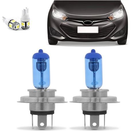 Kit Lampadas Hb20 2012 2013 2014 2015 Super Branca Farol H4 - Techone é boa?