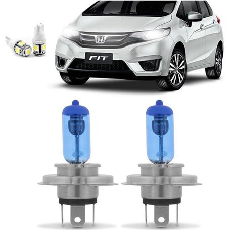 Kit Lampadas Honda Fit 2015 2016 2017 2018 Super Brancas Farol H4 - Techone é boa?