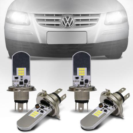 Kit Lâmpadas LED Autopoli Volkswagen Gol G4 2006 A 2013 H4 6500K Efeito Xênon Farol Alto e Baixo Menor preço em Kit Lâmpadas LED Autopoli Volkswagen Gol G4 2006 A 2013 H4 6500K Efeito Xênon Farol Alto e Baixo