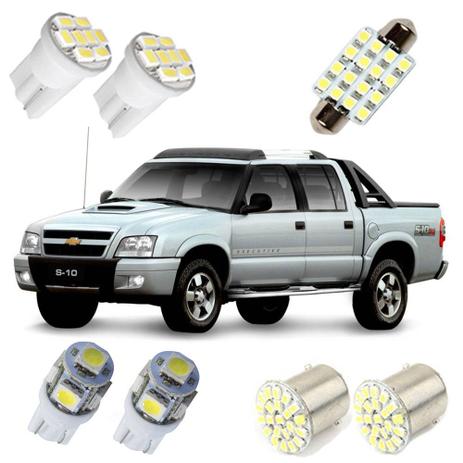 Kit Lâmpadas Led Chevrolet S10 Pingo Teto Placa Ré Torpedo Farolete - Mfl é boa?