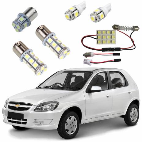 Kit Lâmpadas Led Completo Celta Placa Pingo Teto Luz De Ré - Mfl Menor preço em Kit Lâmpadas Led Completo Celta Placa Pingo Teto Luz De Ré - Mfl