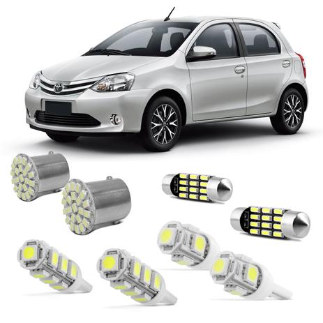 Kit Lâmpadas LED Pingo e Torpedo Toyota Etios Hatch e Sedan Farolete Placa Teto e Ré - Prime é ruim? Kit Lâmpadas LED Pingo e Torpedo Toyota Etios Hatch e Sedan Farolete Placa Teto e Ré - Prime é boa?