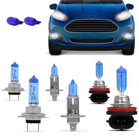 Kit Lampadas New Fiesta 2013 2014 2015 2016 2017 2018 2019 Super Brancas Farol H7 H1 Milha H11 Techone 8500k 55w Inmetro Menor preço em Kit Lampadas New Fiesta 2013 2014 2015 2016 2017 2018 2019 Super Brancas Farol H7 H1 Milha H11 Techone 8500k 55w Inmetro