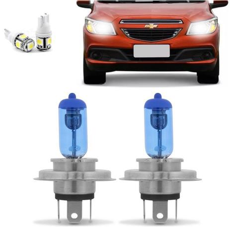 Kit Lampadas Onix Prisma 2012 2013 2014 2015 2016 Super Brancas Farol H4 - Techone Menor preço em Kit Lampadas Onix Prisma 2012 2013 2014 2015 2016 Super Brancas Farol H4 - Techone