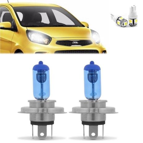 Kit Lampadas Picanto 2012 2013 2014 2015 Super Brancas Farol H4 - Techone é boa?