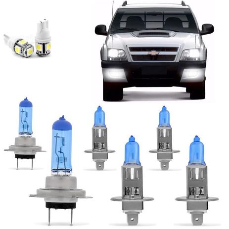 Kit Lampadas S10 Blazer Pitbull 2001 A 2011 Super Brancas H7 H1 H1 - Techone Menor preço em Kit Lampadas S10 Blazer Pitbull 2001 A 2011 Super Brancas H7 H1 H1 - Techone