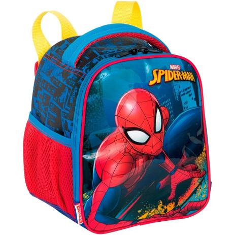 Kit Lancheira E Estojo Escolar Duplo Spider Man Sestini Menor preço em Kit Lancheira E Estojo Escolar Duplo Spider Man Sestini