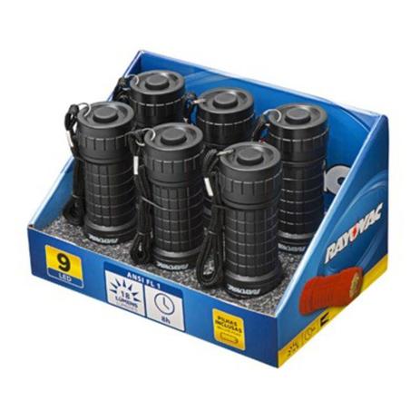 Kit Lanterna 9 Led 3 Pilhas Aaa Rayovac C6 - Com 6 Unidades Menor preço em Kit Lanterna 9 Led 3 Pilhas Aaa Rayovac C6 - Com 6 Unidades