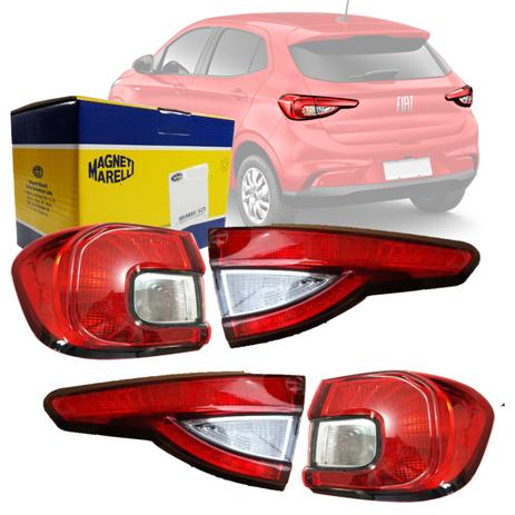 Kit Lanterna Traseira Argo 2017 2018 Tampa e Canto Original (Magneti Marelli) Menor preço em Kit Lanterna Traseira Argo 2017 2018 Tampa e Canto Original (Magneti Marelli)