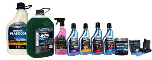 Kit Lava Jato Para Polimento, Estofados, Couro E Plasticos - Vonixx Menor preço em Kit Lava Jato Para Polimento, Estofados, Couro E Plasticos - Vonixx