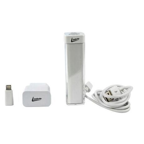 Kit Leadership com Carregador Portátil 2800mAh + Cabo USB x Lightning + Carregador de Tomada - 0145 Menor preço em Kit Leadership com Carregador Portátil 2800mAh + Cabo USB x Lightning + Carregador de Tomada - 0145