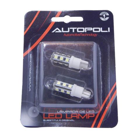 Kit Led Smd Autopoli 12V - Pingo Grande Torre 2825 13 Leds Super Branca 6000k é boa?