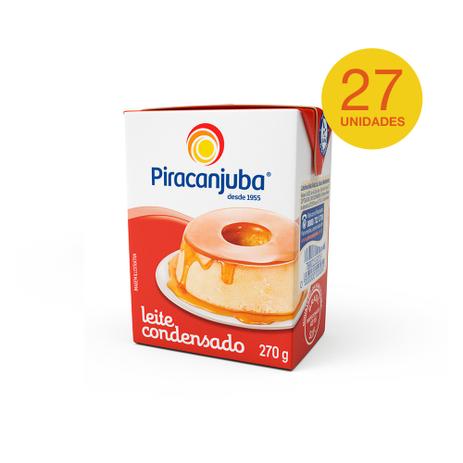 Kit Leite Condensado Piracanjuba 270g - Caixa com 27UN Menor preço em Kit Leite Condensado Piracanjuba 270g - Caixa com 27UN