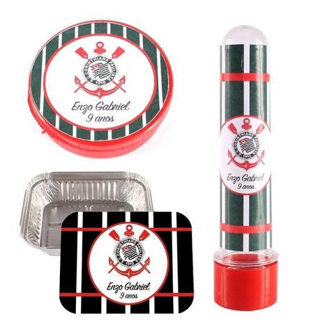Kit Lembrancinha Personalizada 30 Itens Corinthians - Aluá festas Menor preço em Kit Lembrancinha Personalizada 30 Itens Corinthians - Aluá festas
