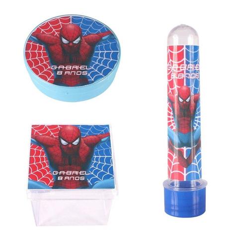 Menor preço em Kit Lembrancinhas Personalizadas 150 Itens Homem Aranha - Aluá festas