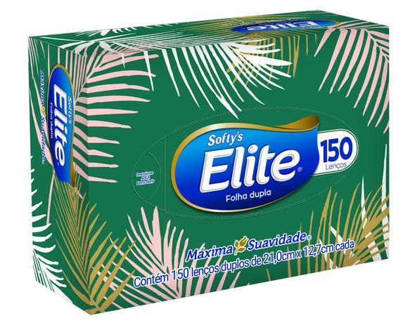 Kit Lenço De Papel Elite Softys 150 Folhas Cada Menor preço em Kit Lenço De Papel Elite Softys 150 Folhas Cada