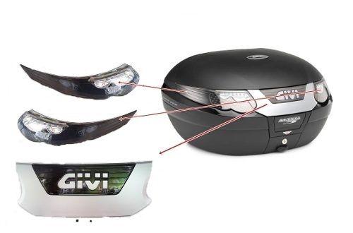 Kit Lentes Refletoras Baú Givi Monokey E55 Maxia 3 Fumê Menor preço em Kit Lentes Refletoras Baú Givi Monokey E55 Maxia 3 Fumê