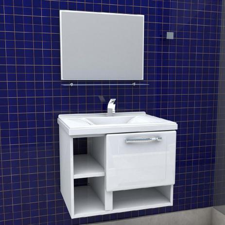 Kit lichia 60 aco branco espelheira/toucador - Cozimax Menor preço em Kit lichia 60 aco branco espelheira/toucador - Cozimax