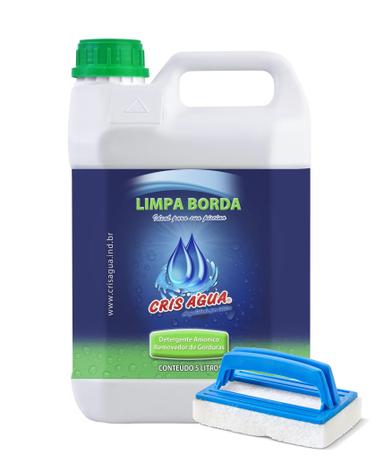 Kit Limpa Bordas 5 Litros Cris Água Com Esponja Nautilus Menor preço em Kit Limpa Bordas 5 Litros Cris Água Com Esponja Nautilus