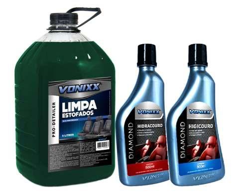 Kit Limpa Estofados Higicouro Hidracouro - Vonixx Menor preço em Kit Limpa Estofados Higicouro Hidracouro - Vonixx
