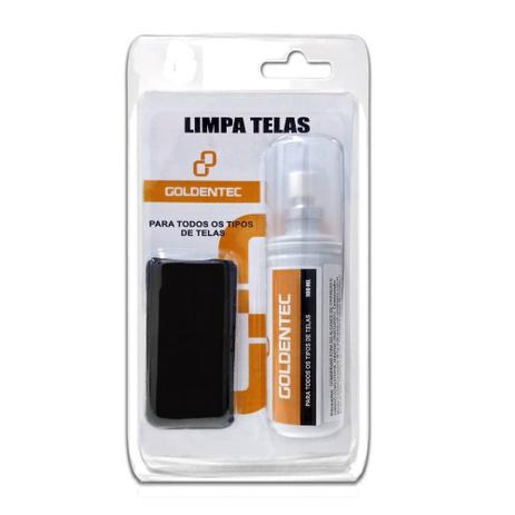 Kit Limpa Telas Goldentec - 100ml - Goldentec acessorios Menor preço em Kit Limpa Telas Goldentec - 100ml - Goldentec acessorios