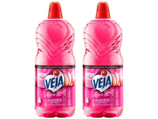 Kit Limpador para Finalização de Limpeza Veja - Aroma Sense Alegria 2L 2 Unidades é ruim? Kit Limpador para Finalização de Limpeza Veja - Aroma Sense Alegria 2L 2 Unidades é boa?