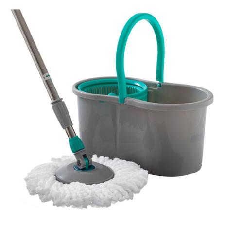 Kit Limpeza Prática Rodo Esfregão Mop Giratório Com Balde - Paramount Menor preço em Kit Limpeza Prática Rodo Esfregão Mop Giratório Com Balde - Paramount